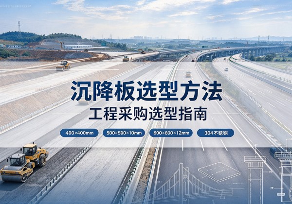 汤旺沉降板选择方法
